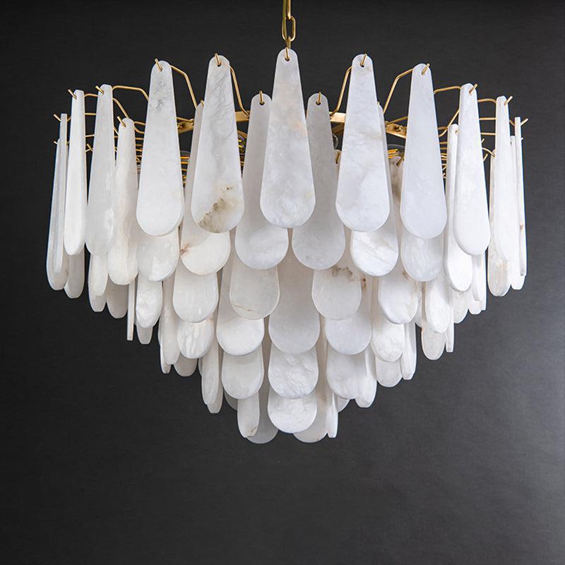 Alabaster Anne Foyer Art Chandelier - D 31.5"Joyfuzzy