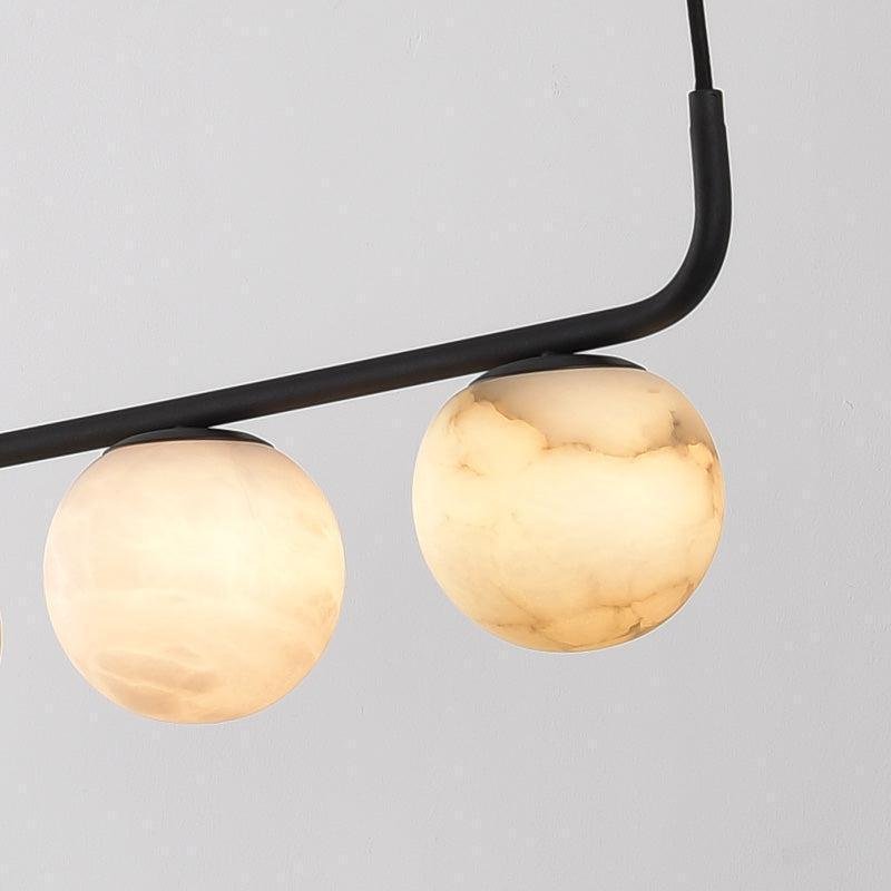 Alabaster Anne Island Chandelier 5 Lights - Joyfuzzy
