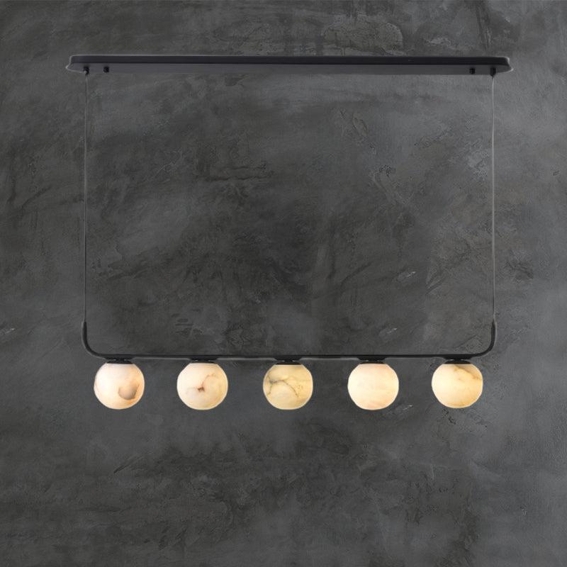 Alabaster Anne Island Chandelier 5 Lights - Joyfuzzy