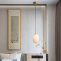 Alabaster Bedside Pendant Light - BigJoyfuzzy