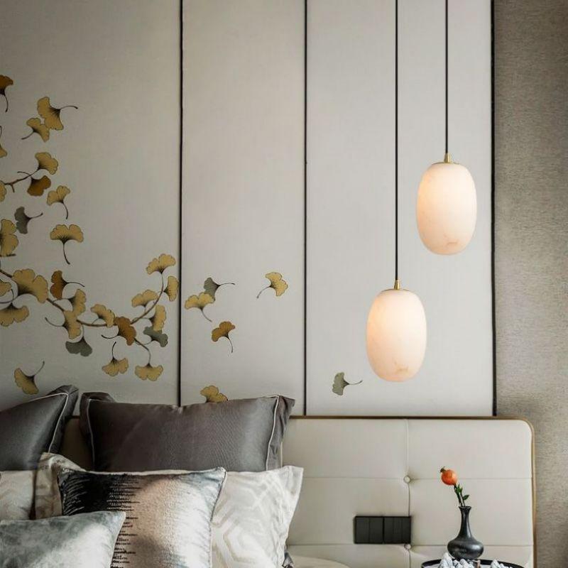 Alabaster Bedside Pendant Light - SmallJoyfuzzy