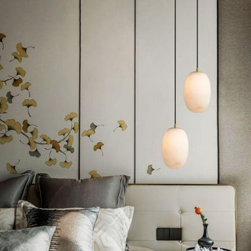 Alabaster Bedside Pendant Light - SmallJoyfuzzy