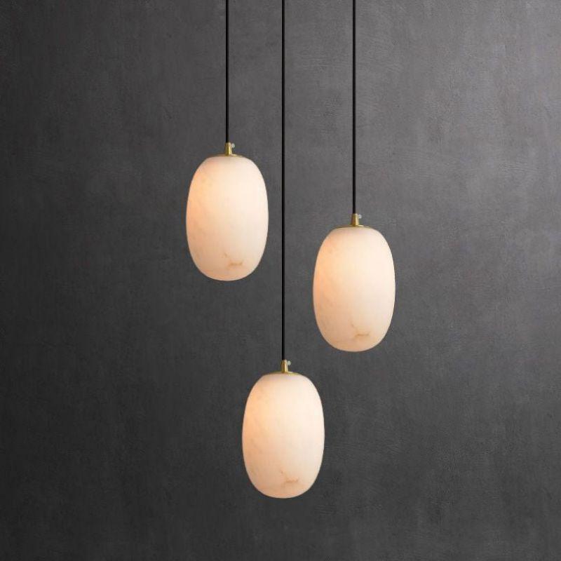 Alabaster Bedside Pendant Light - BigJoyfuzzy