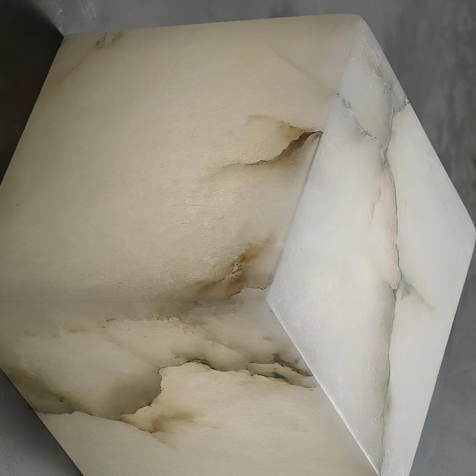 Alabaster Box Linear Chandelier - 6 heads L 28.3" x W 4.7"x H 78.7" / L 72cm x W 12cm x H 200cmWhiteJoyfuzzy