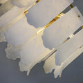 Alabaster Brass Multi - Layer Chandelier Lamp - 2 LayerJoyfuzzy