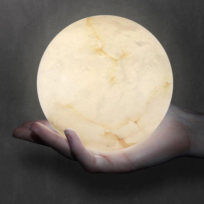 Alabaster Ceiling Pendant - 7 HEADS D 40CM X H 200CM / ∅ 15.7″ X H 78.7″Joyfuzzy