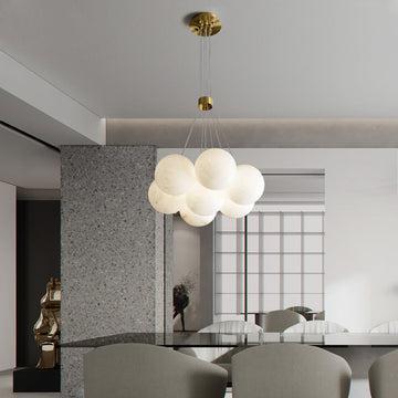 Alabaster Ceiling Pendant - 7 HEADS D 40CM X H 200CM / ∅ 15.7″ X H 78.7″Joyfuzzy