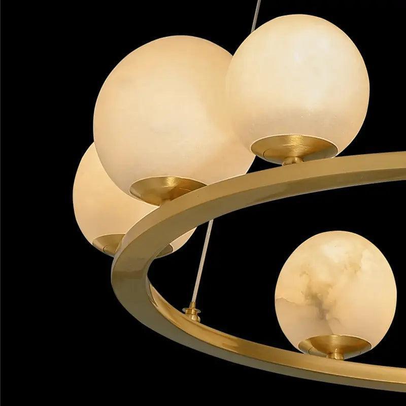 Alabaster Chandeliers Spain Dining Room - 31.49"D*47.24"HJoyfuzzy