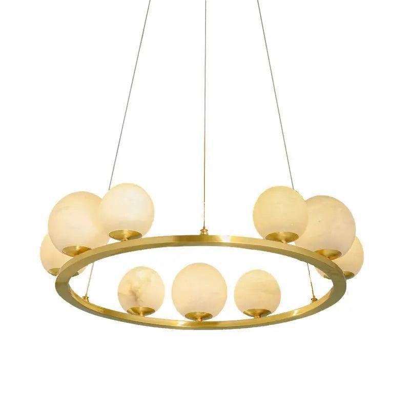 Alabaster Chandeliers Spain Dining Room - 31.49"D*47.24"HJoyfuzzy