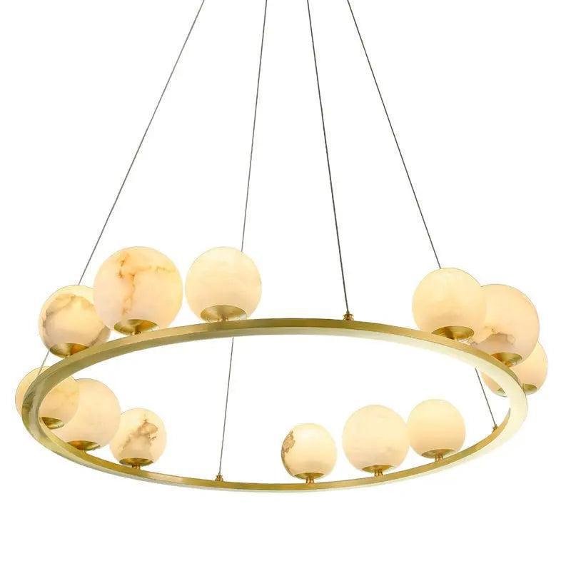 Alabaster Chandeliers Spain Dining Room - 31.49"D*47.24"HJoyfuzzy