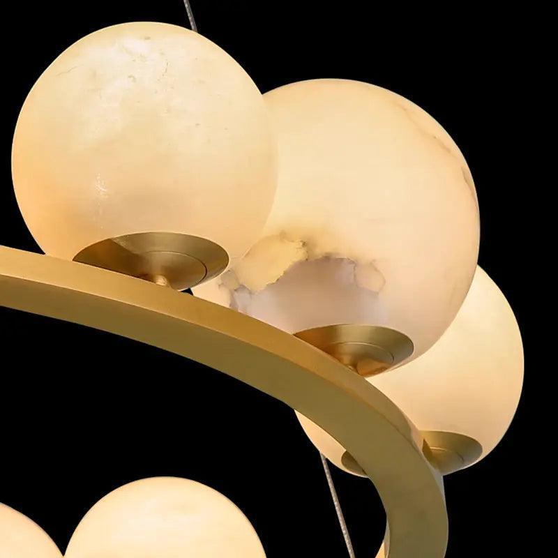 Alabaster Chandeliers Spain Dining Room - 31.49"D*47.24"HJoyfuzzy