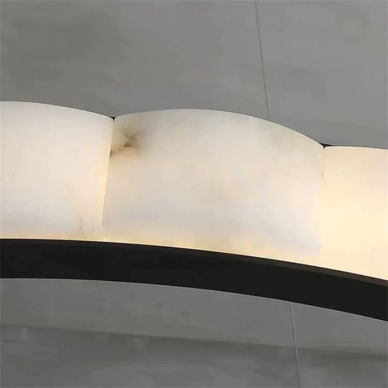 Alabaster Cloudy Chandelier - 32"Joyfuzzy