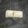 Alabaster Cuboid Dining Room Chandelier - Joyfuzzy