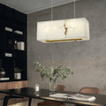 Alabaster Cuboid Dining Room Chandelier - Joyfuzzy