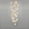 Alabaster Cuboid Dining Room Chandelier,Dining Room Chandelie-chandelier-Merlin Lamps-18-Lights 35