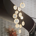 Alabaster Cuboid Dining Room Chandelier,Dining Room Chandelie-chandelier-Merlin Lamps-15-Lights 31