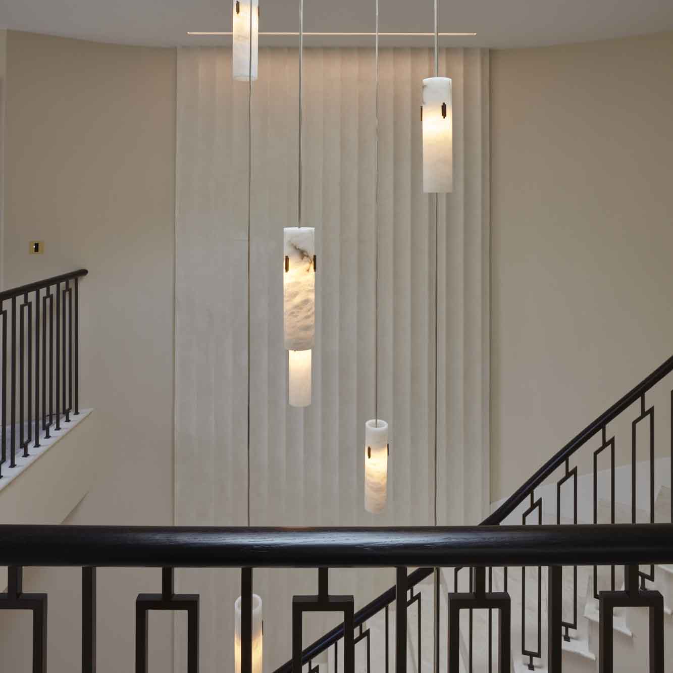 Alabaster Deco Cluster Chandelier - 12 - light ClusterJoyfuzzy