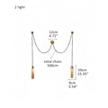 Alabaster Flint 1/2/3/5/7/9/12/15 - Light LED Multi - Drop Pendant - Joyfuzzy