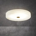 Alabaster Flush Mounted Round Led Chandelier chandeliers for dining room,chandeliers for stairways,chandeliers for foyer,chandeliers for bedrooms,chandeliers for kitchen,chandeliers for living room Rbrights 50CM