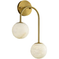 Alabaster Glo Modern Wall Sconce In Bedroom 壁灯灯具 rbrights