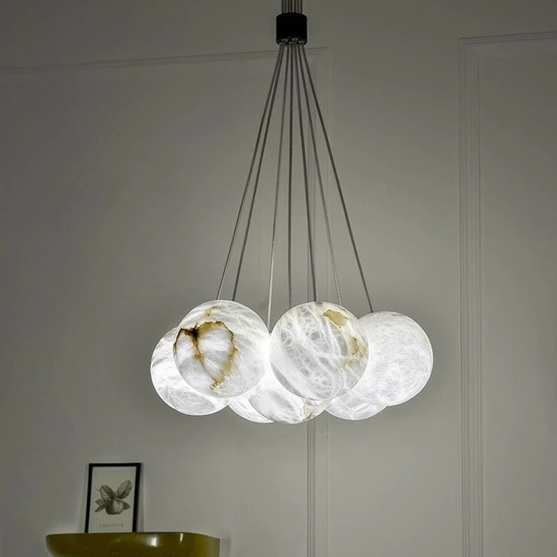 Alabaster Global Ceiling Pendant thebelacan