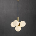 Alabaster Global Rod/Cord Pendant rbrights 5 Balls