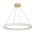 Alabaster Globle Round Chandelier - D 19.7