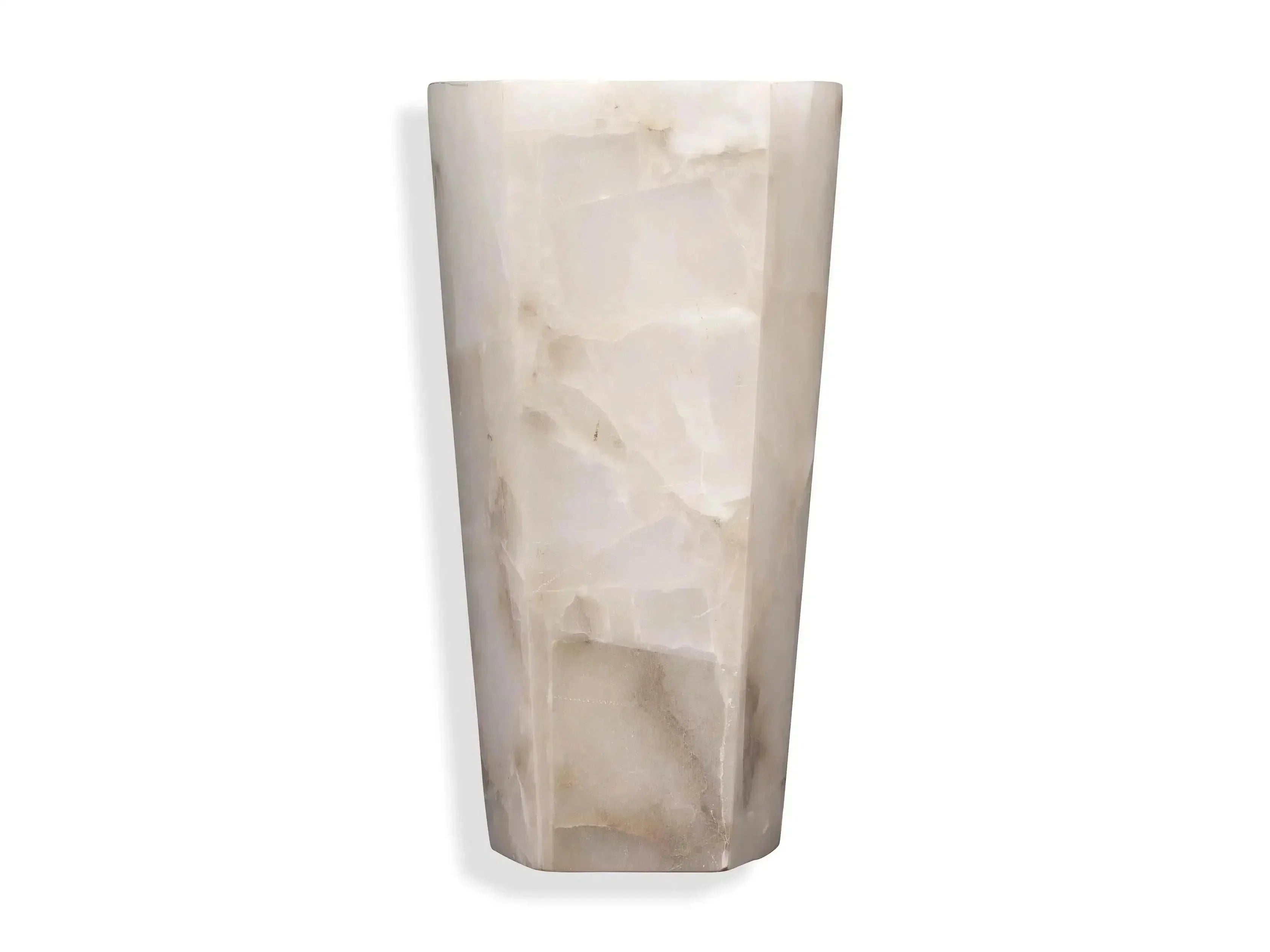 Alabaster Large Hexagonal Sconce - Joyfuzzy