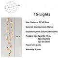 Alabaster Long Staircase Chandelier 5 styles - 15 LightsJoyfuzzy