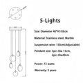 Alabaster Long Staircase Chandelier 5 styles - 15 LightsJoyfuzzy