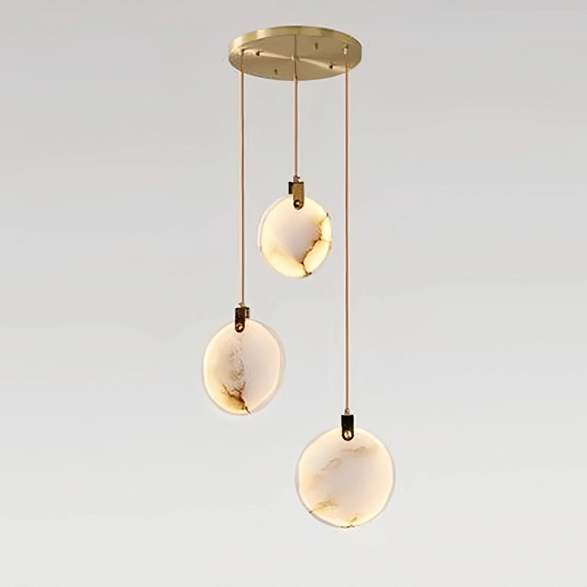 Alabaster Long Staircase Chandelier 5 styles - 3 LightsJoyfuzzy