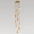 Alabaster Long Staircase Chandelier 5 styles - 5 LightsJoyfuzzy