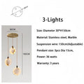 Alabaster Long Staircase Chandelier 5 styles - 15 LightsJoyfuzzy
