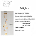 Alabaster Long Staircase Chandelier 5 styles - 15 LightsJoyfuzzy