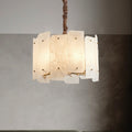 Alabaster Lorry Round Chandelier 20