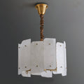 Alabaster Lorry Round Chandelier 20