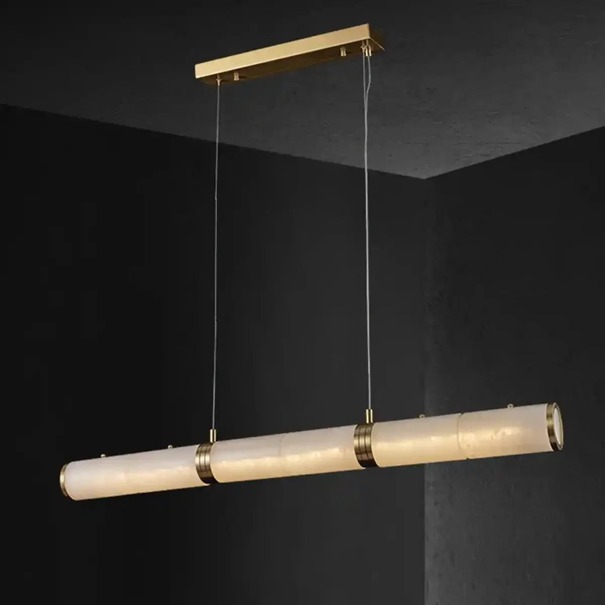 Alabaster Magnificence Art Linear Chandelier - Joyfuzzy