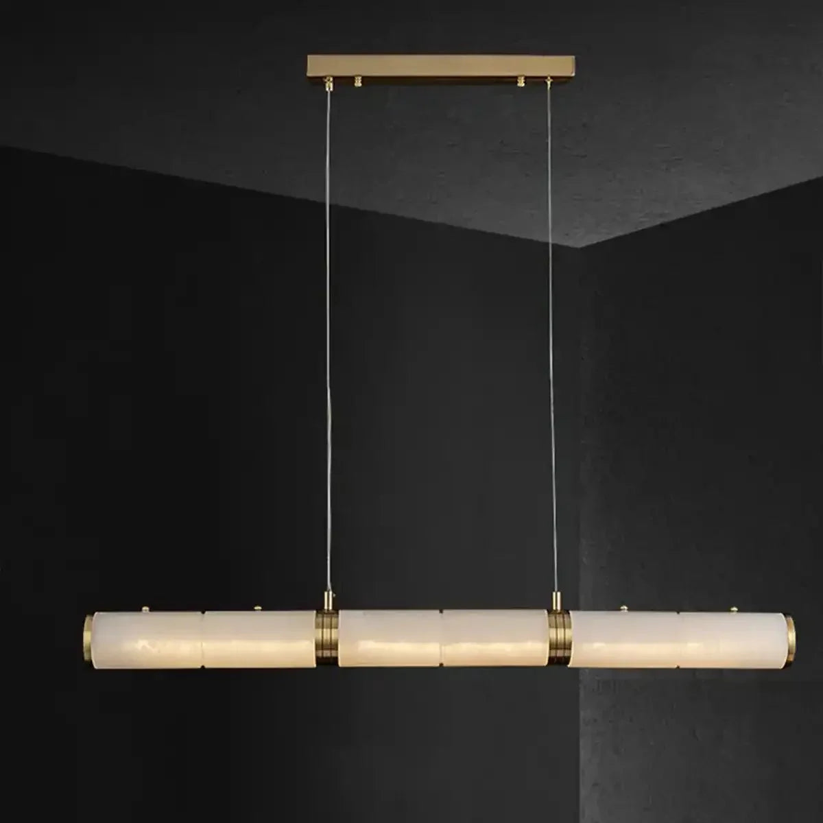 Alabaster Magnificence Art Linear Chandelier - Joyfuzzy