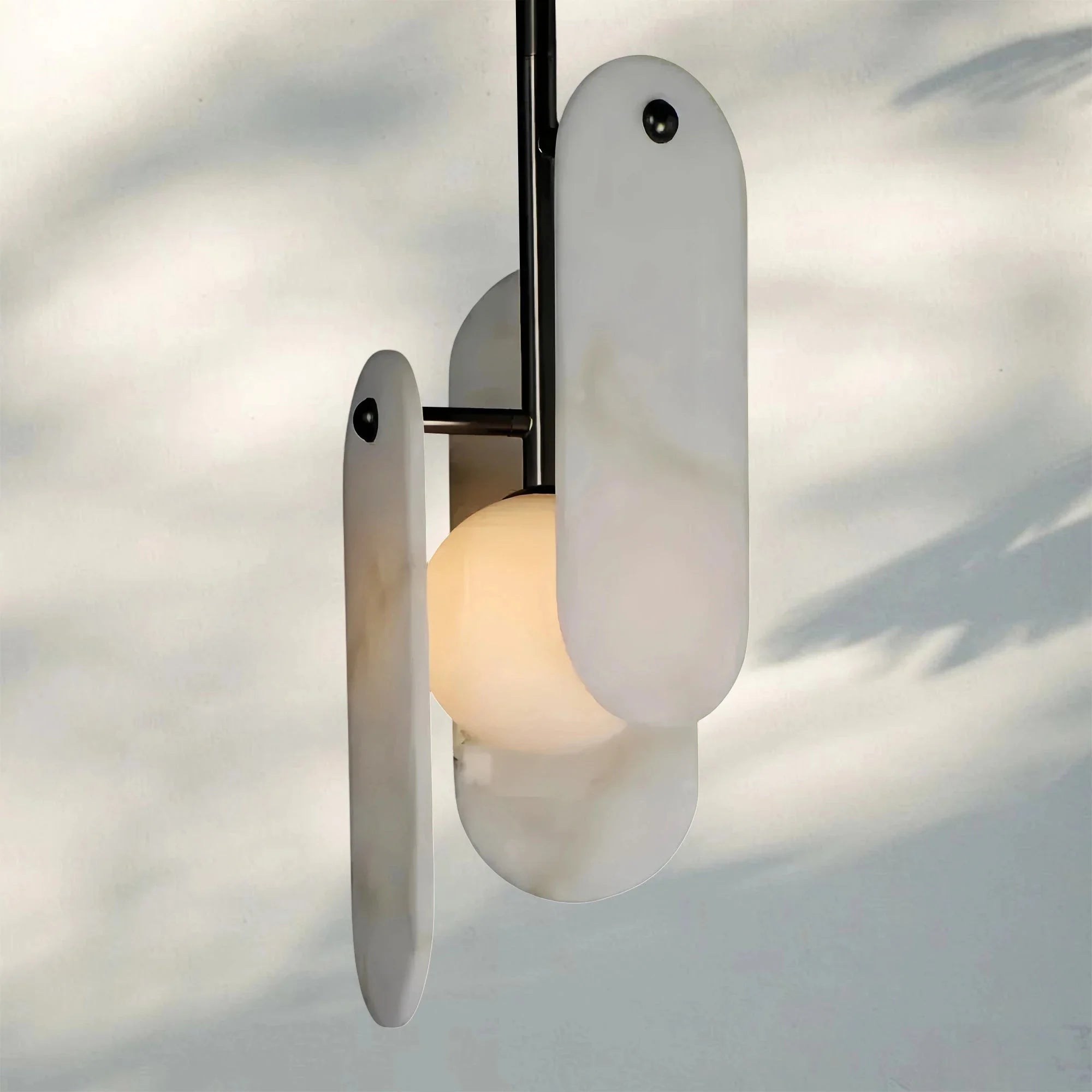 Alabaster Megalith Single Pendant - Matte BlackJoyfuzzy
