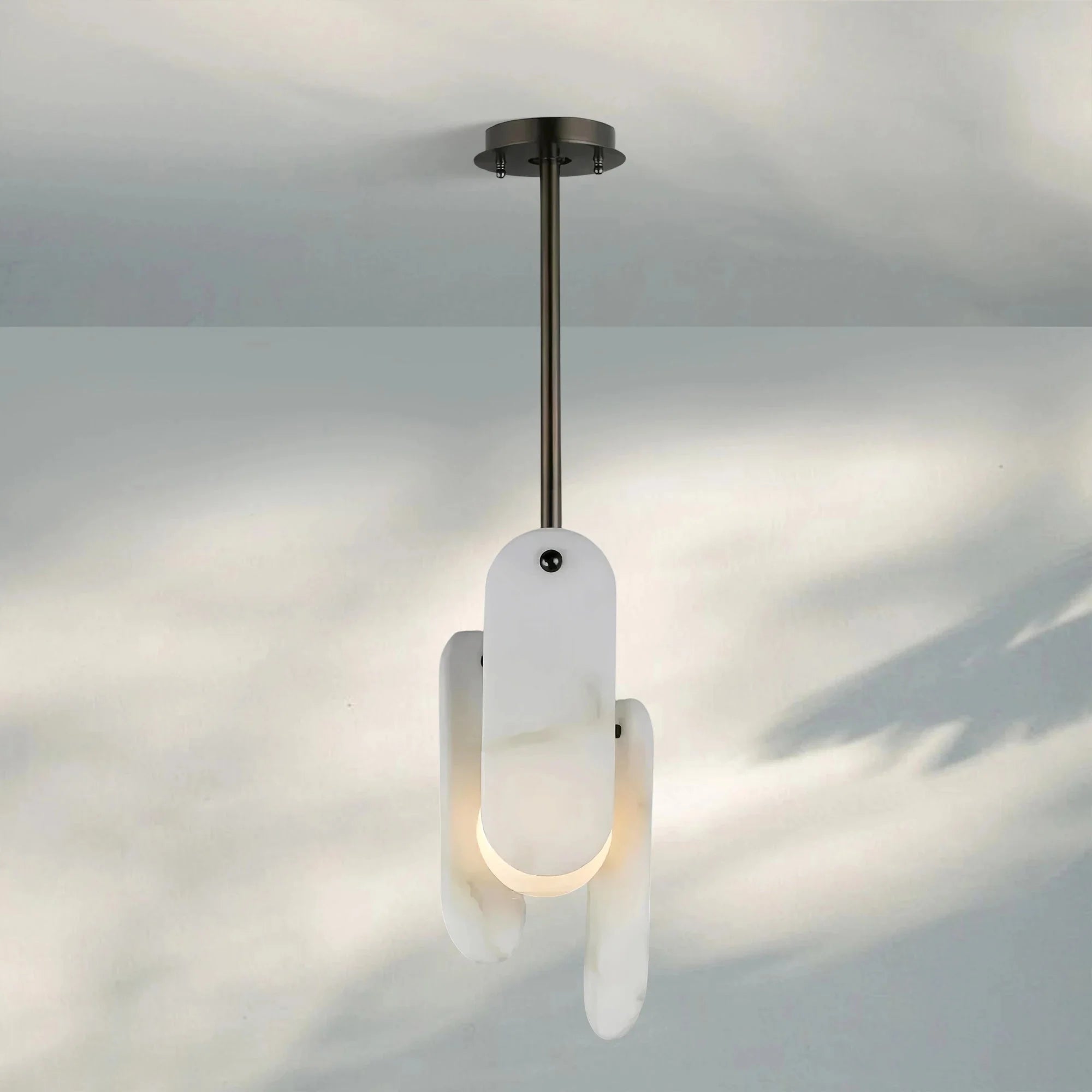 Alabaster Megalith Single Pendant - Matte BlackJoyfuzzy