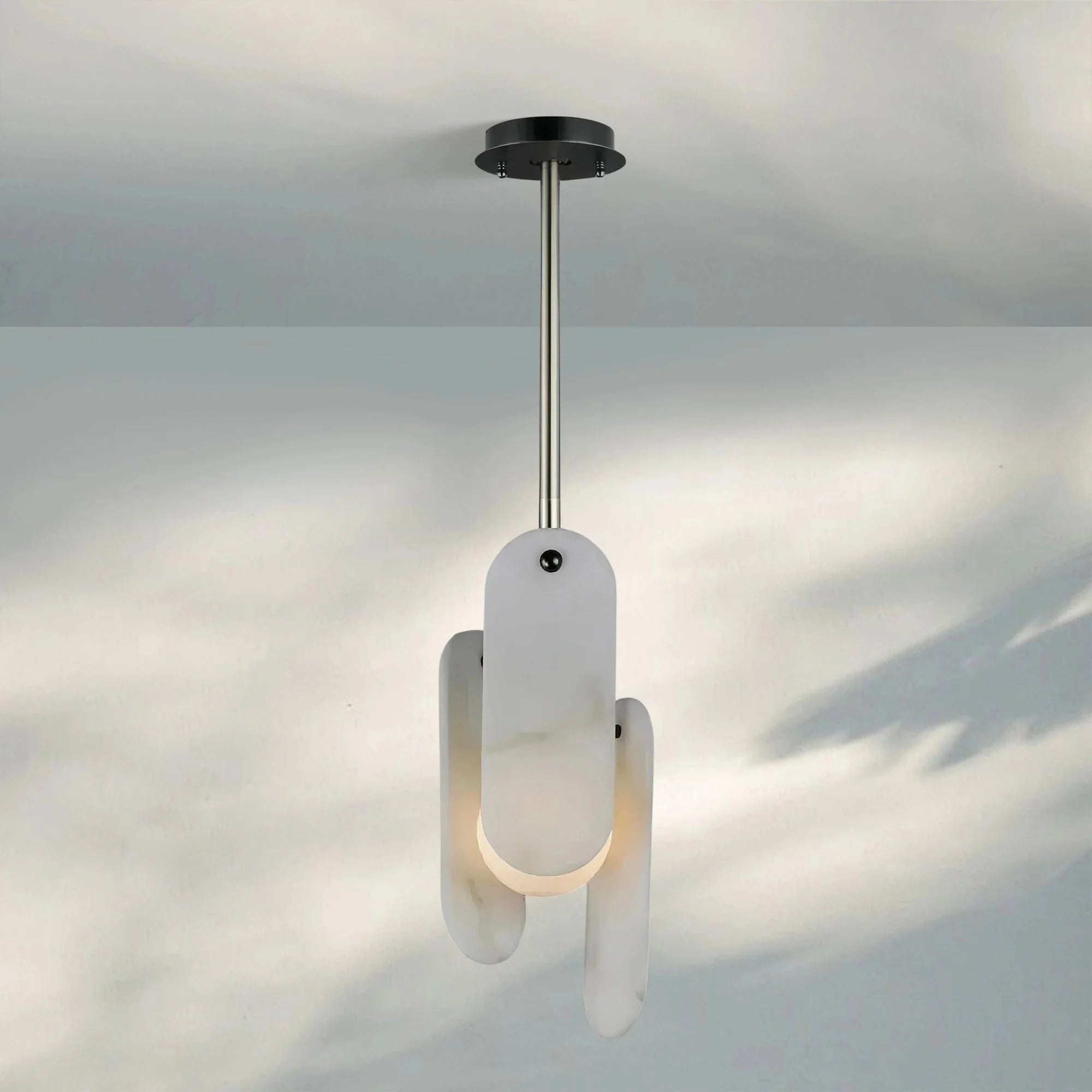 Alabaster Megalith Single Pendant - Brushed BronzeJoyfuzzy