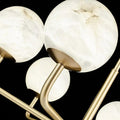 Alabaster Modern Global Dining Chandelier - 6 LightsJoyfuzzy