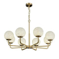 Alabaster Modern Global Dining Chandelier - 6 LightsJoyfuzzy