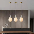 Alabaster Teardrop Single Pendant Light 7
