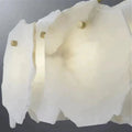 Alabaster Moira Marble Modern Snowflake Round Chandelier