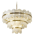 Alabaster Multi-Layer Butterfly Round Chandelier 吊灯 rbrights