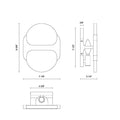 Alabaster Odin Small Wall Sconce