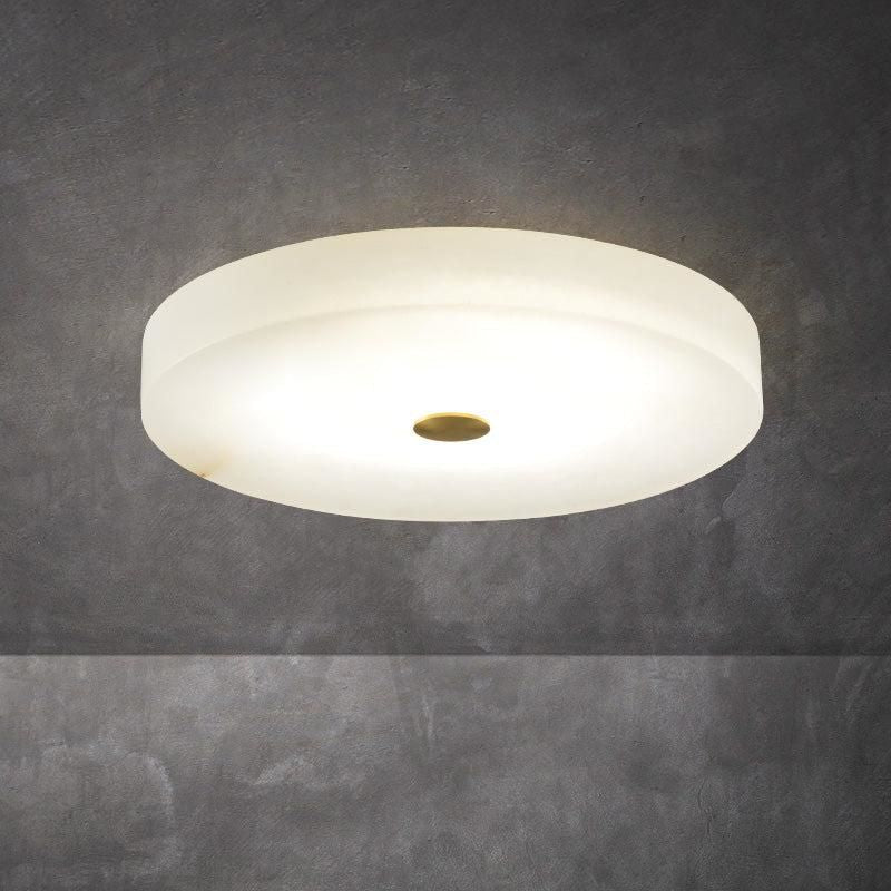 Alabaster Round Led Flushmount 11.8" 15.7" 19.7" - 15.7"Joyfuzzy