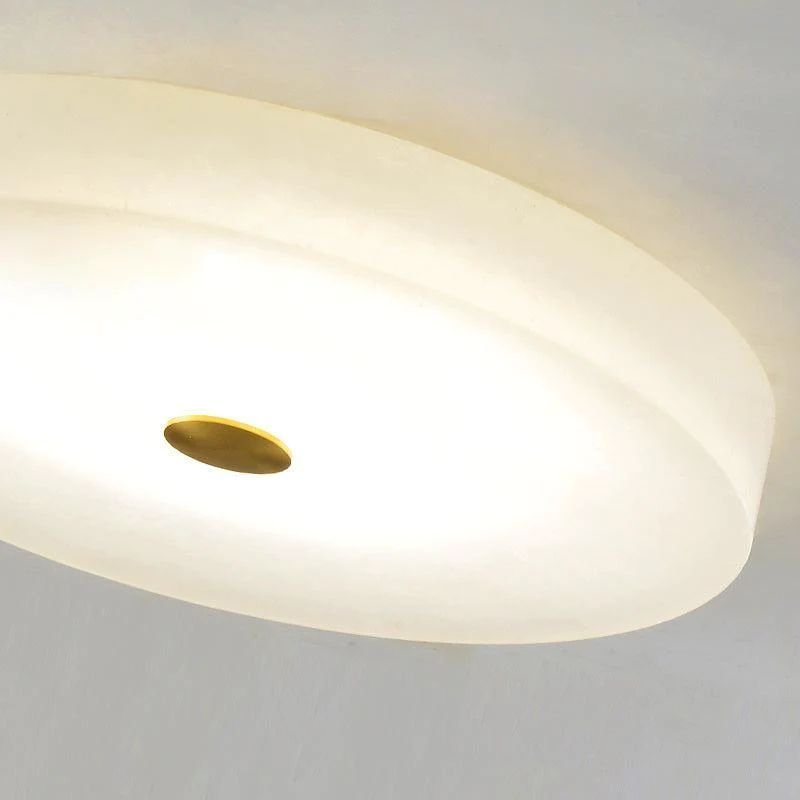 Alabaster Round Led Flushmount 11.8" 15.7" 19.7" - 11.8"Joyfuzzy