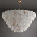 Alabaster Shell Brass Chandelier with 2/3/4/5/6 layer - 6 layers 43.3